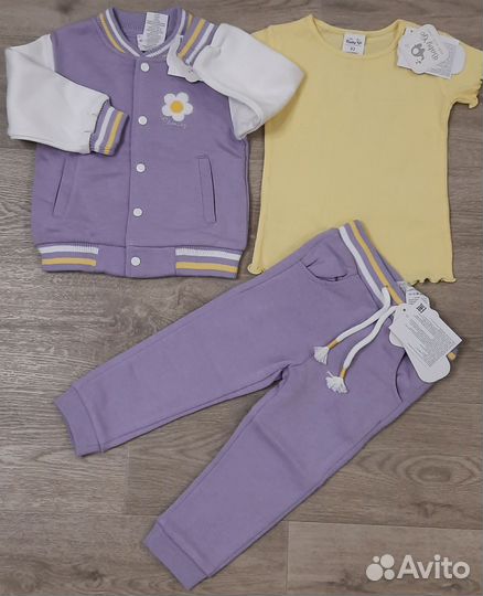 Новые комплекты для девочки 92 р., разные