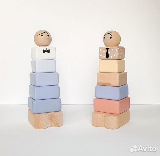 Игрушки из натурального дерева. Ручная работа)