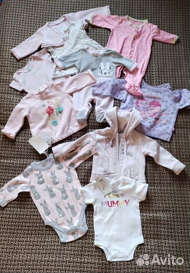 Пакет летние вещи для девочки 56 62