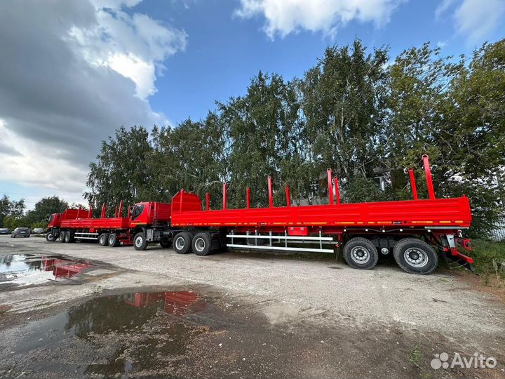 Полуприцеп бортовой Berger 9852, 2024