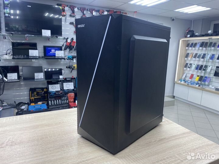 Системный блок ginzzu xeon x5650/RX580 8GB/12RAM