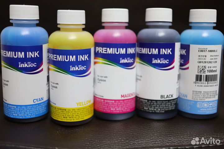Чернила InkTec Premium E 0017 и InkTec SubliNova