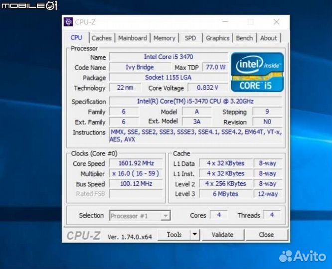 Процессор intel core i5 3470