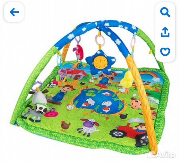Развивающий коврик новый
