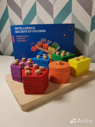 Развивающие деревянные игрушки