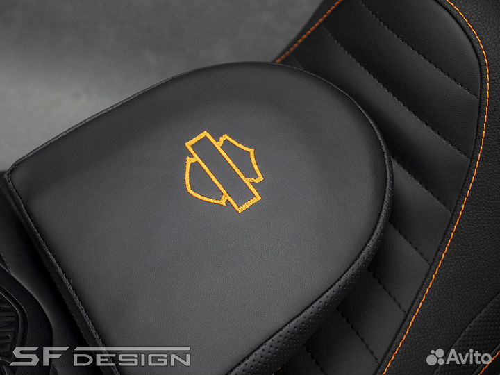 Спинка Harley-Davidson Orange Desert Gray Sunset