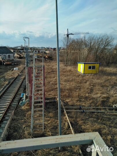 Железнодорожные ветки с площадкой для разгрузки