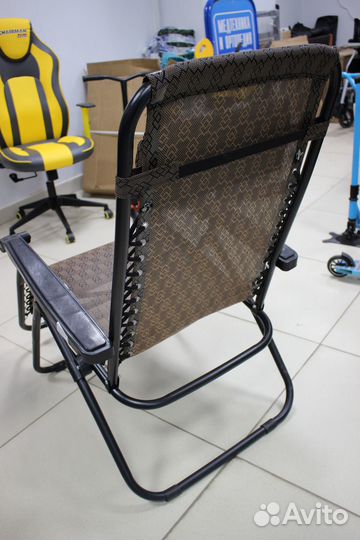 Кресло - шезлонг складное на шнуровке