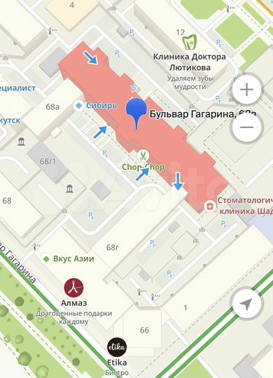 Машиноместо, 18 м²