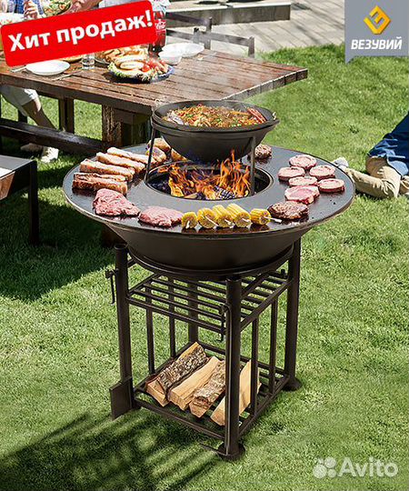 Печь гриль для сада / дачи / дома Легенда 700