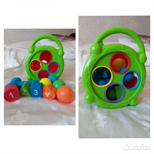 Разные развивающие игрушки от 9 месяцев