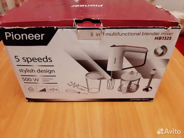 Блендер Pioneer HB132S на запчасти