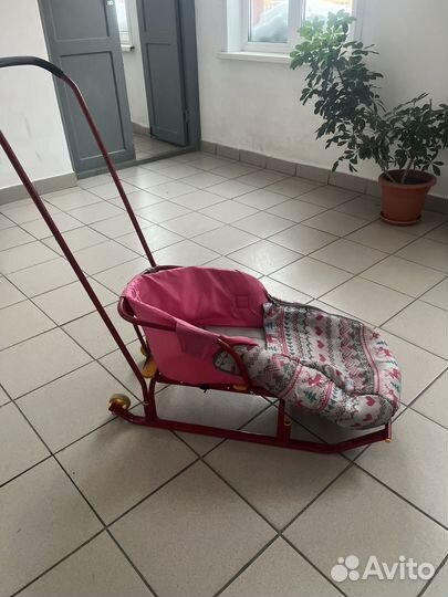 Санки на колесах