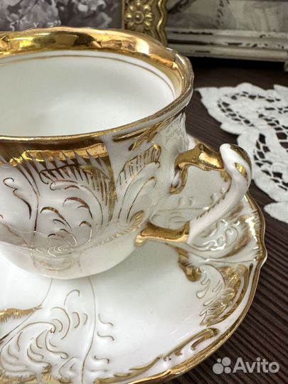 Антикварные чайные пары Франция