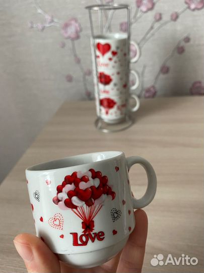 Чашки кофейные/для горячего шоколада