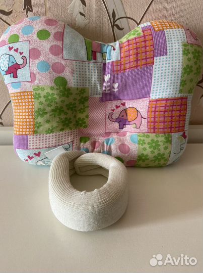 Воротник Шанца для новорожденных подушка-бабочка