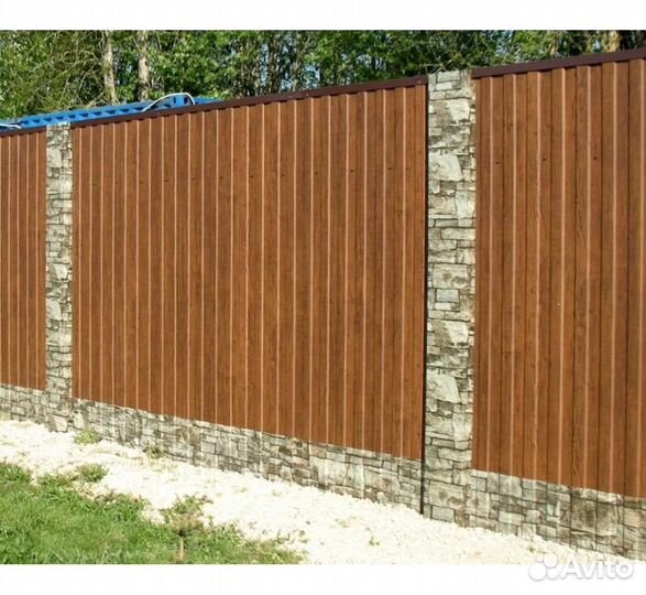 Профлист для забора в ассортименте