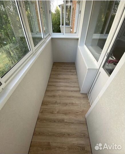 Пвх/AL остекление лоджий/балконов под ключ