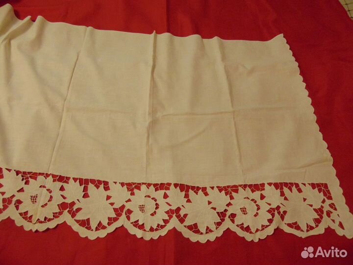 Подзоры с кружевом.Ручная работа. Винтаж