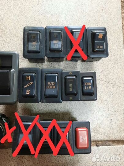 Кнопки управления Mitsubishi Pajero 2