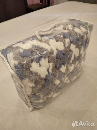 Плед детский вязаный ручная работа