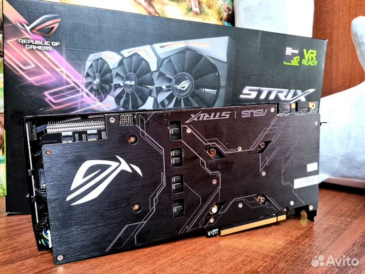 Видеокарта gtx 1080 ti 11gb asus strix