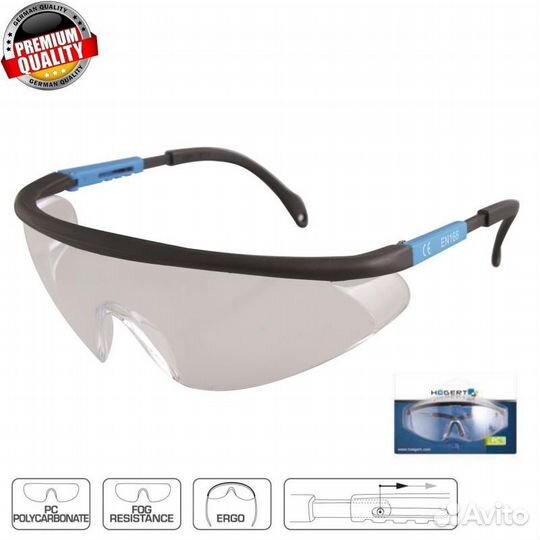 Очки прозрачные