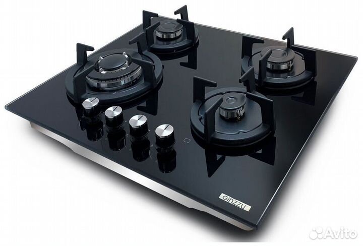 Варочная панель Ginzzu HCG-444 черный Новая