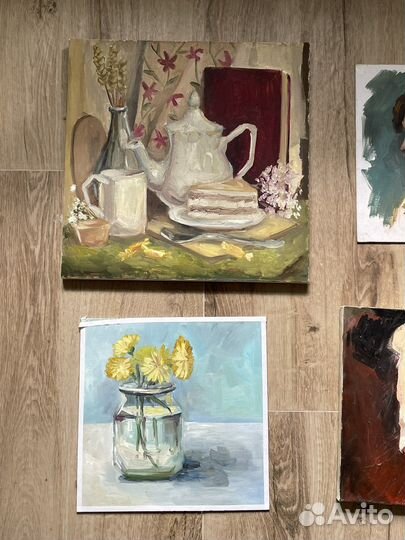 Картина маслом на холсте ручная работа
