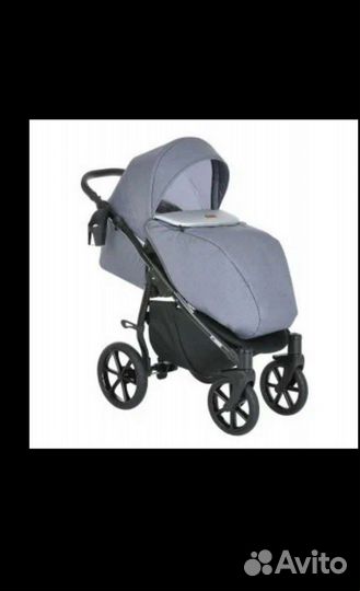 Коляска 3 в 1 Tutis Nanni (ткань/кожа) 2021 г