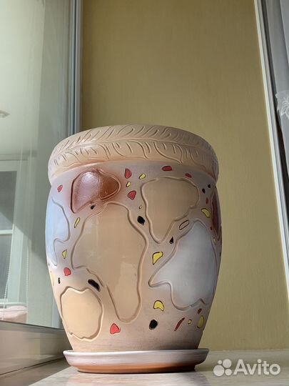 Керамический горшок доя цветов