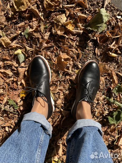 Ботинки кеды кожа 38 размер