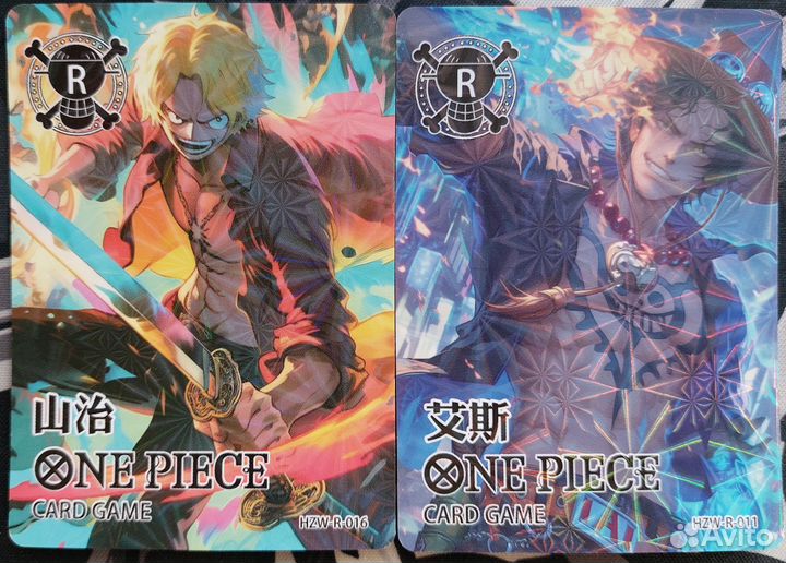 Коллекционные карточки по Ван Пис