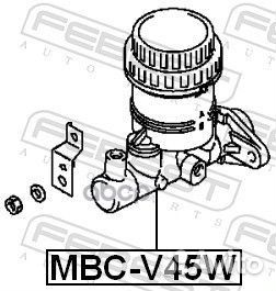 Цилиндр тормозной главный mbcv45W Febest