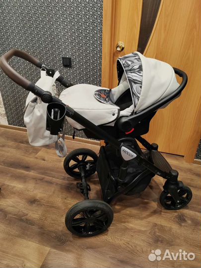 Коляска 3 в 1 верди mokka