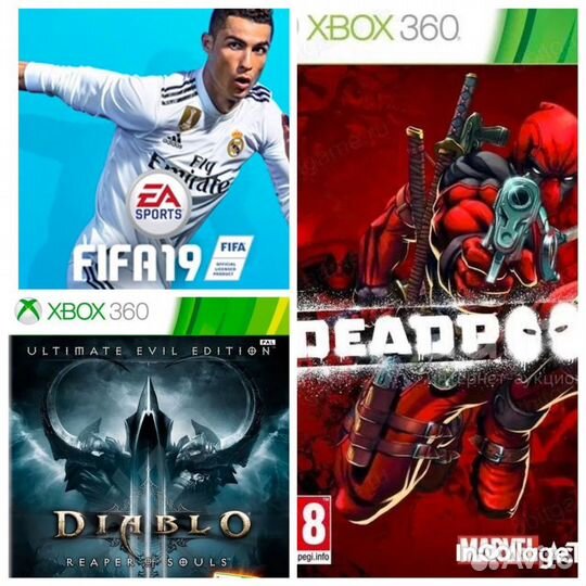 Xbox 360 + 60 игр