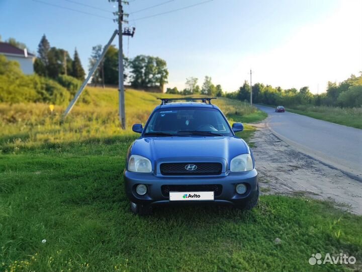 Hyundai Santa Fe 2.4 МТ, 2001, 280 000 км
