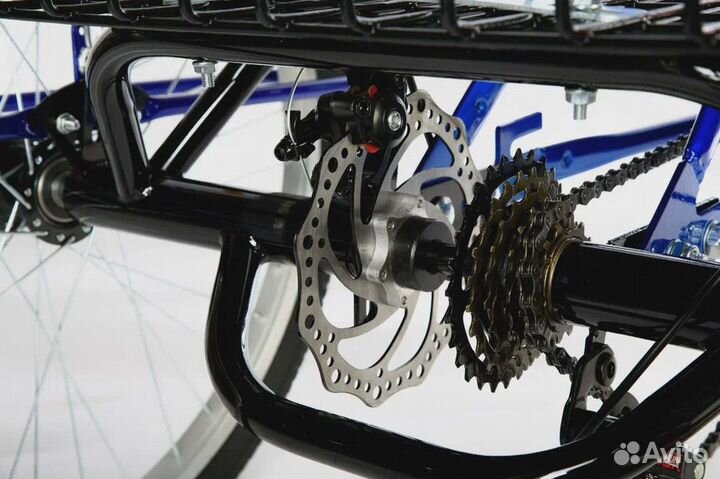 Трехколесный велосипед рвз Чемпион 24 6 ск