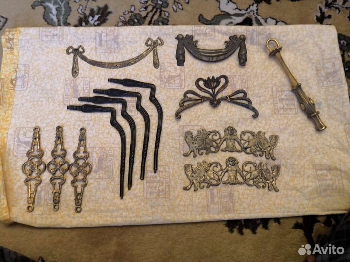 Бронза старинная. Части изделий