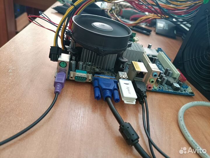 Материнка 775 + процессор core 2 duo e4600/3 ddr2