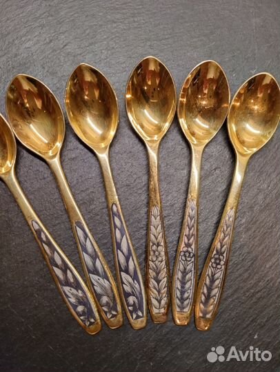 Серебряные ложки СССР 875пробы