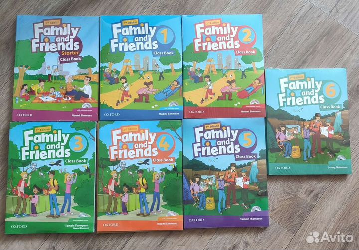 Family and friends starter, 1, 2, 3, 4, 6