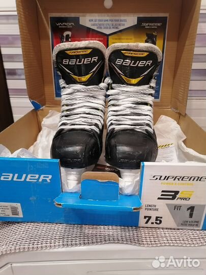 Хоккейные коньки bauer supreme 3s pro 7,5