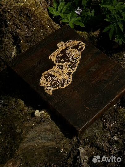 Торцевая разделочная доска из дуба