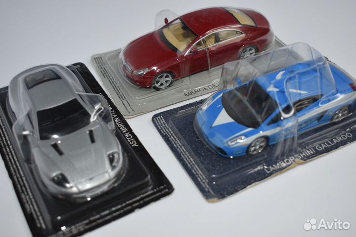 Суперкары Deagostini модели 1:43