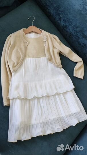 Платье нарядное 122 с болеро