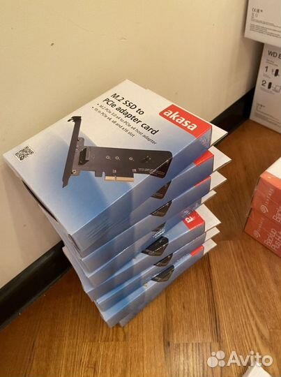 Адаптеры m.2 SSD to PCIe