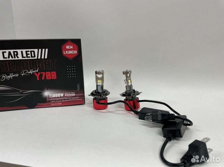 Светодиодные лампы led h4, 100Вт