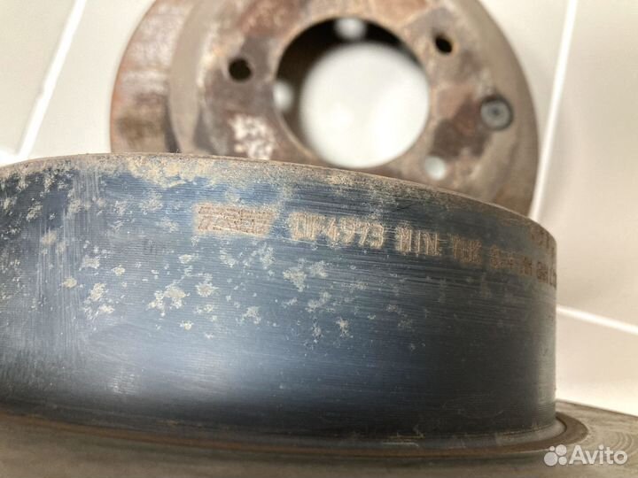 Задние тормозные диски Mitsubishi Lancer 10