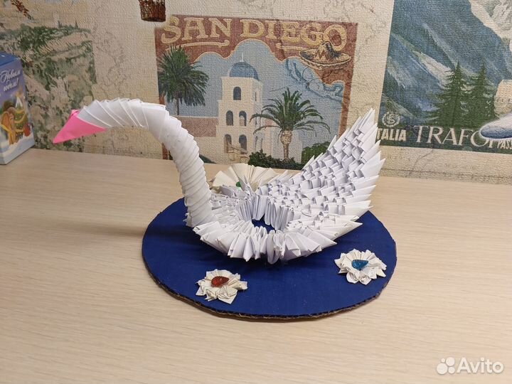 Поделка Лебедь. Поделка на 8 марта